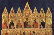 Simone Martini Madonna with Child and Saints china oil painting reproduction